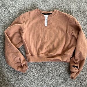 Reebok Victoria Beckham Cropped crew sweatshirt